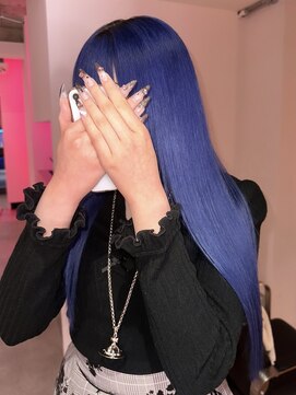 ダズリングディア(Dazzling Deer) ブルー／ロング／レイヤーカット