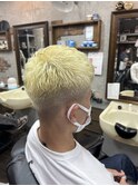 MEN’S HAIR/ブルーブラック/フェザーパーマ/ 印西　印西市