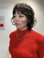 サロンドジョー(salon de joe) ショートレイヤーウルフミディアムニュアンスパーマ横浜