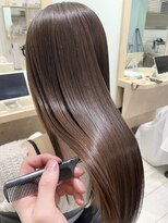 ヘアーメイクオズ(hair make O/S)&nbsp;職場でも浮かない◎ベージュブラウン☆