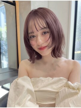 ロンドフルール 大宮東口(Lond fleur) ミニウルフレイヤーカット顔周りカット前髪カット韓国ボブ/大宮