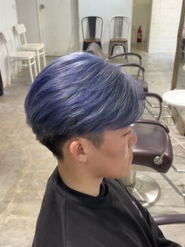 アンジェ(ange) 寒色パープル センターパート