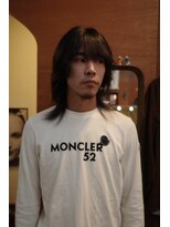 エディ(Edy)&nbsp;メンズウルフカットマッシュウルフニュアンスパーマ眉毛カット