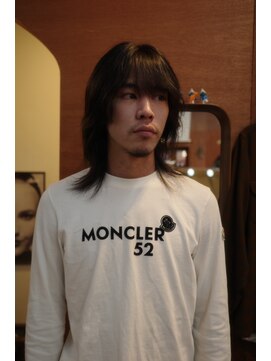 エディ(Edy) メンズウルフカットマッシュウルフニュアンスパーマ眉毛カット