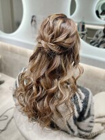 ヘアセット クラン ルシェ 心斎橋玉屋町店(hair set Clan luce)&nbsp;ハーフアップ/心斎橋ヘアセット