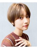 20代30代◎韓国風大人ハンサムショート×シースルーバング