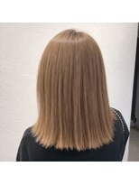 オルヘアサロン(Olu. hair salon)&nbsp;【ブリーチ1回】透明感ミルクティベージュ/20代/30代/艶髪