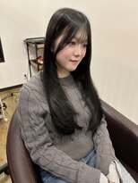 ルルズ(LULUS) 京都駅レイヤーカットハッシュカット/グレージュブルーブラック