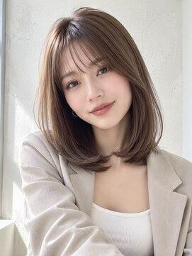 ノア 三宮店(NOA) 【NOA】髪質改善艶髪ミディアム小顔レイヤー