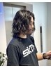 【ヨシ指名】カット＋【波巻き】【スパイラル】パーマ￥15500