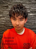 プレミアムバーバー 表参道店(PREMIUM BARBER produce by HIRO GINZA)&nbsp;お洒落スパイラルパーマ