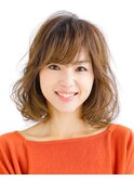 20代30代40代大人かわいい小顔ひし形ふんわりボブ