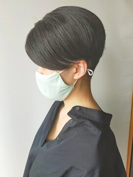 モリオフロムロンドン 原宿本店(morio from London) 【morio原宿】刈上げハンサムショート