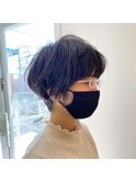 ショート×パーマ