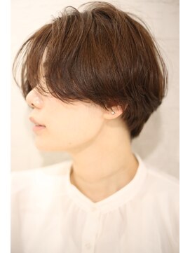 アールハーツ 峰店(R-HEARTS) 《R-HEARTSmine》☆長めバングのこなれショート☆