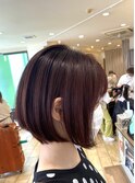 ボブ ピンク