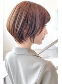 大人可愛い２０代３０代４０代前下がりボブ◎