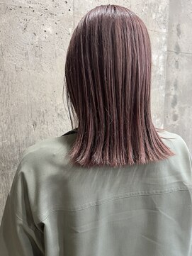 イデア(idea) #ピンクグレージュ#切りっぱなし#日比野未奈