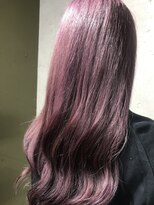 ガルボ ヘアー(garbo hair) #高知 #美容室 #ロングカラー #ラベンダー #暗め #10代 #20代