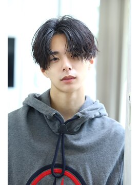 リップス 表参道店(LIPPS) 人気ゆるふわ【前下がりセンターパート】ルーズスパイラルパーマ