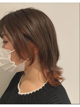 リノ 守山店(lino) オレンジインナーカラー