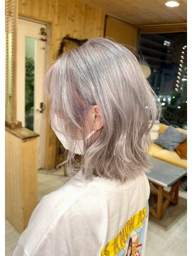 リベストバイジェービー 稲毛(li best. byjb) グレージュカラー/ボブウルフ/黒髪/ココアベージュ[稲毛/稲毛駅]