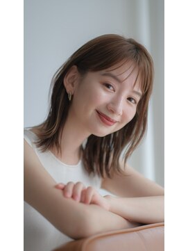 ガーデン ジングウマエ(GARDEN jingumae) 葛西/ミディアム/フォギーベージュ/レイヤー/ワンカール/前髪