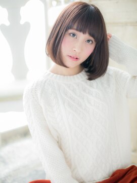 モッズ ヘア 福岡姪浜店(mod's hair) mod's姪浜/シアーグレージュカラーうるツヤ前下がり大人ボブg