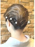 訪問着お着付けヘアアレンジ