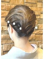 エノモト(ENOMOTO) 大人上品◎短くてもできる!お呼ばれヘアボブアレンジシンプル