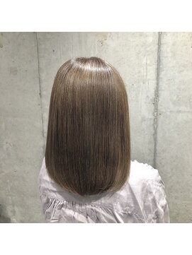 リュネッツ あざみ野店(lunettes) 【白髪ぼかし】明るめアッシュベージュカラー