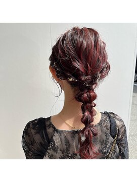 美容室 アイディー i-dee ふわふわ編み下ろし