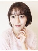 【 I. 】30代からのナチュラル前下がりショートボブ 川口