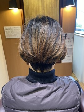 チアー ヘアリラクゼーション(cheer HAIRRELAXATION) 前下がりショートボブ