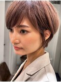 【aRiettaスタイル】ハンサムショート/ひし形シルエット/透明感