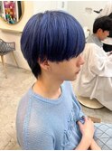 マッシュパーマ/ハイトーンカラー/アースカラー