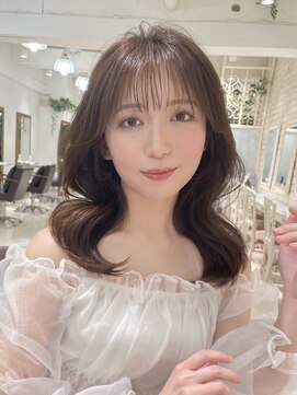 フォルテ 表参道店(FORTE) 【フォルテ千鶴】こなれミディ/ウェーブパーマ/イメチェン/前髪