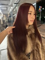 ノラ ヘアーサロン(NORA HAIR SALON)&nbsp;【大久保】深めしっかりレッドカラー