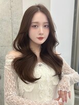エヌアイ オモテサンドウ(ni omotesando) ナチュラル上品くびれヘア＊韓国レイヤーカットマロンベージュ