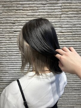 ビスイル 秋葉原店(Vis ill) くびレイヤー前髪ベージュエモージュインナーグレージュ