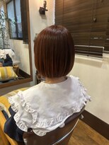 アソビ(asobi) 【asobi】ボブ×オレンジカラー