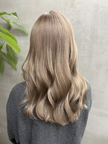 アンバー(UMBER)&nbsp;ミルクティーベージュ　ブリーチ2回