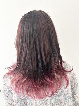 アオク(AOKU) ピンクグラデーションカラー