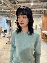 ホネン(honen)&nbsp;薬院【honen】ブルーブラックウルフレイヤー髪質改善メテオ