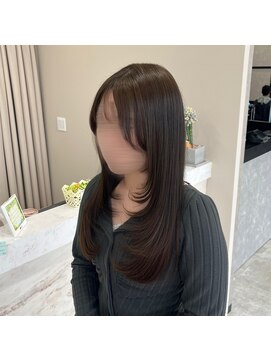 アイル(I'LL) ロングレイヤー/オリーブベージュ/透明感カラー/韓国風