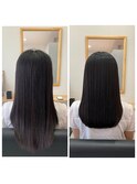 艶髪に導く縮毛矯正◎