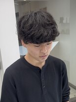 フィフス 仙台(fifth) 仙台シャドウパーママッシュウルフニュアンスパーマ毛流れ緩め◇