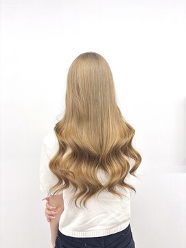 ラピステン 福岡天神 大名店(Lapis) ブリーチ/ミルクティー/ベージュ