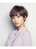 大人可愛いニュアンスショート