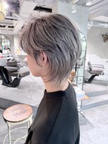 ロリム(RorriM)&nbsp;メンズレイヤーカット　ダブルカラー　ホワイトラベンダー